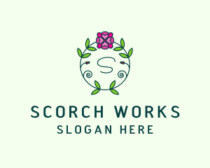 Floral Flower Wellness Spa logo design