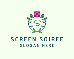 Floral Flower Wellness Spa logo design