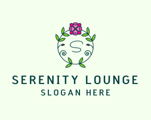 Floral Flower Wellness Spa logo design