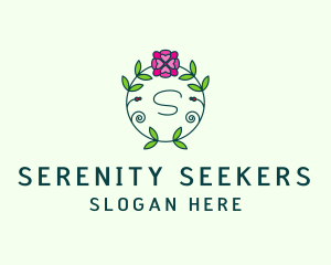 Floral Flower Wellness Spa logo design