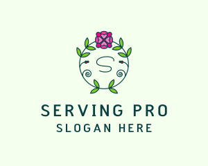 Floral Flower Wellness Spa logo design