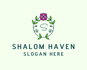 Floral Flower Wellness Spa logo design