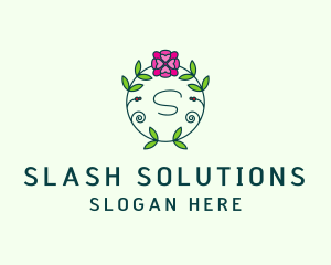 Floral Flower Wellness Spa logo design