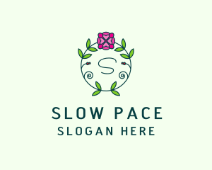 Floral Flower Wellness Spa logo design