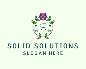 Floral Flower Wellness Spa logo design