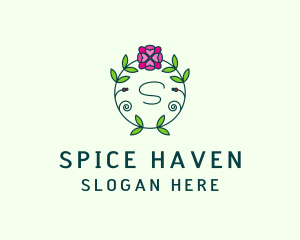 Floral Flower Wellness Spa logo design