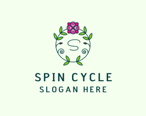 Floral Flower Wellness Spa logo design