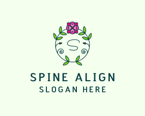 Floral Flower Wellness Spa logo design