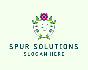 Floral Flower Wellness Spa logo design