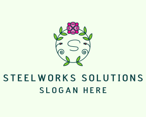 Floral Flower Wellness Spa logo design