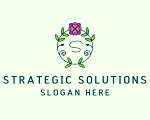 Floral Flower Wellness Spa logo design