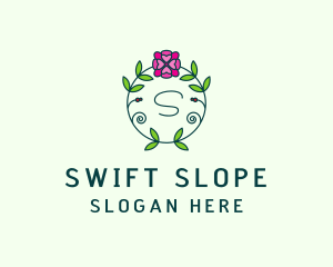 Floral Flower Wellness Spa logo design