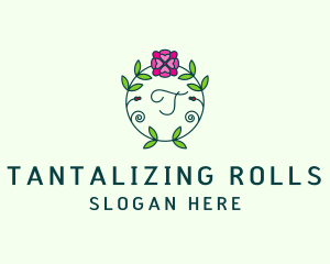 Floral Flower Wellness Spa logo design