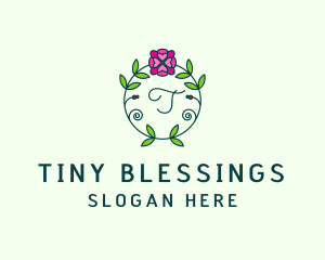 Floral Flower Wellness Spa logo design