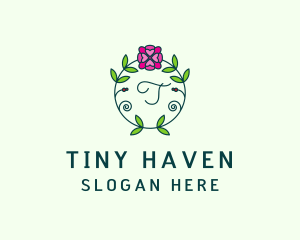 Floral Flower Wellness Spa logo design