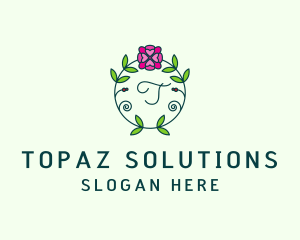 Floral Flower Wellness Spa logo design