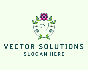 Floral Flower Wellness Spa logo design