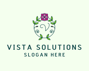 Floral Flower Wellness Spa logo design