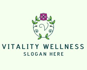 Floral Flower Wellness Spa logo