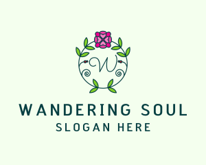 Floral Flower Wellness Spa logo design