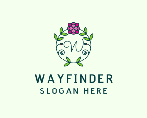 Floral Flower Wellness Spa logo design