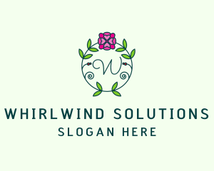 Floral Flower Wellness Spa logo design