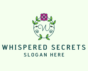 Floral Flower Wellness Spa logo design