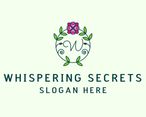 Floral Flower Wellness Spa logo design