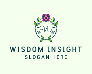 Floral Flower Wellness Spa logo design