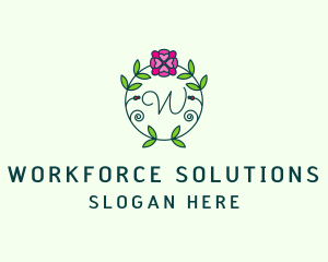 Floral Flower Wellness Spa logo design