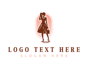 Stylish Fashion Woman Logo