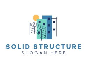 City Building Construction logo design