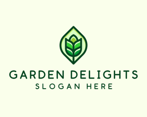 Green Plant Organic logo design