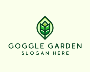 Green Plant Organic logo design