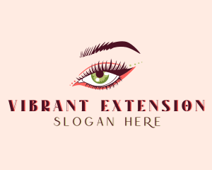 Makeup Artist Eyelashes logo design