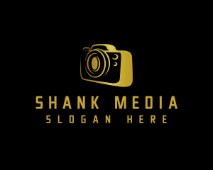 Camera Lens Media  logo design