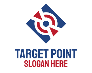 Center Target Arrow logo design