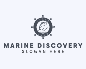 Marine Helm Fishing  logo design