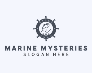 Marine Helm Fishing  logo design