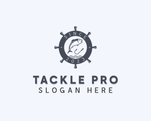 Marine Helm Fishing  logo design