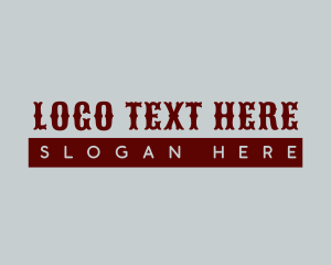 Generic Western Business Firm Logo