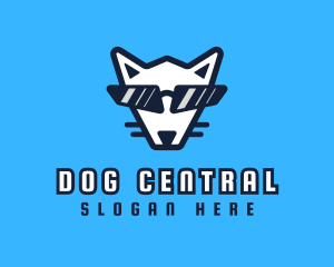 Cool Dog Sunglasses logo design