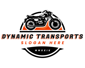 Transport Motorcycle Vechicle logo design