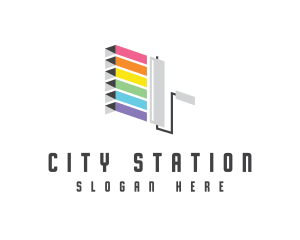 City Building Painting logo design