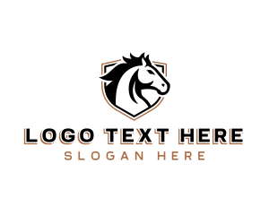 Horse Stallion Equine logo