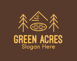 Forest Woodlands Mountain Trees logo
