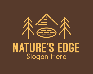 Forest Woodlands Mountain Trees logo