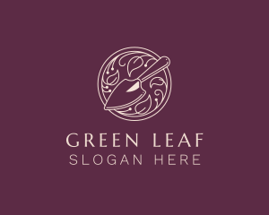  Leaf Trowel Gardening logo