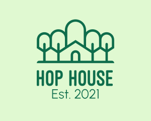 Green House Garden logo design