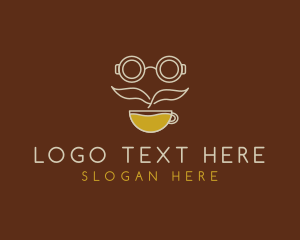 Coffee Mug Mustache logo